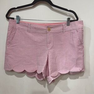Lilly Pulitzer Pink Striped High Waist Shorts